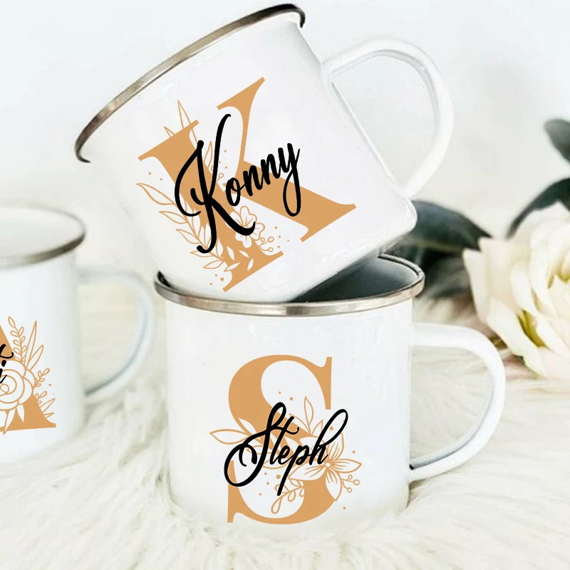 Coffee Tea Name - Cá Tính Cốc Hoa Ban Đầu