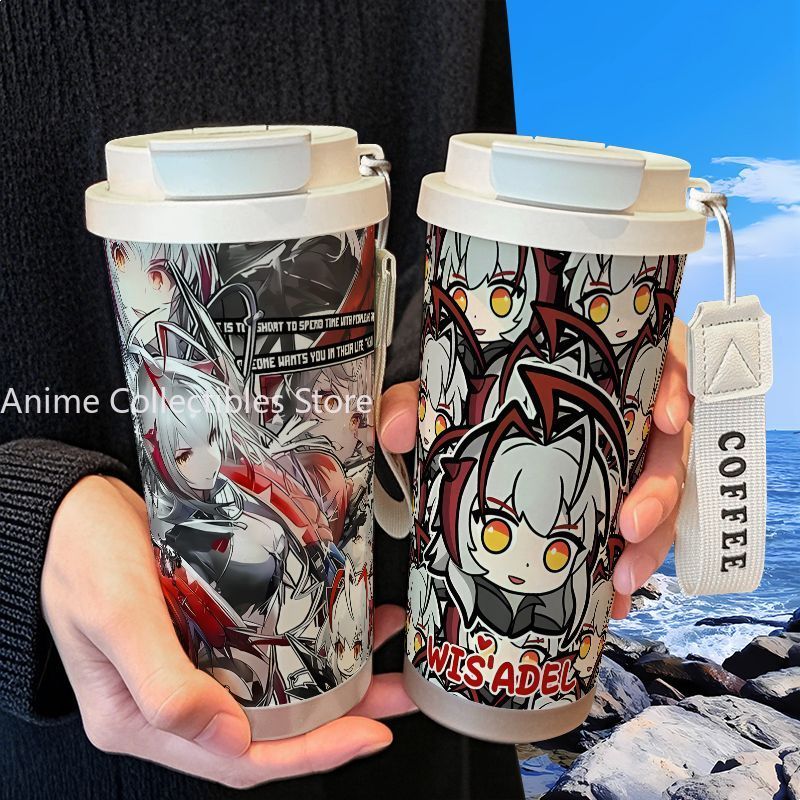 Coffee Tea Mugs - 520ml Cute Creative Water Bottle Water