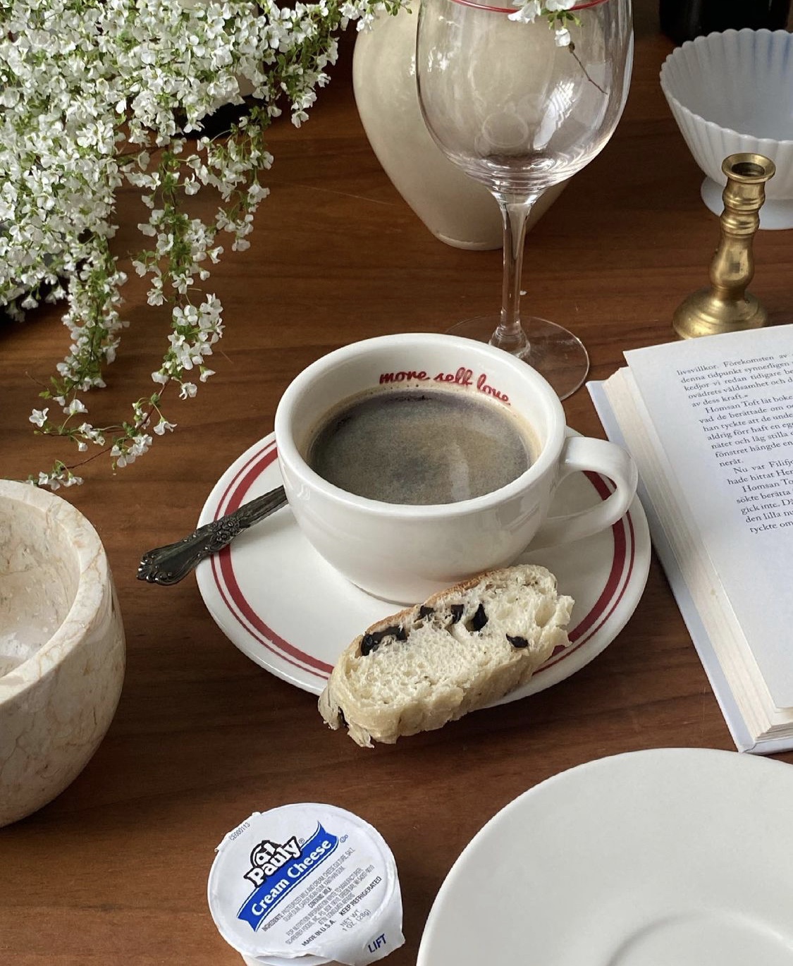 Coffee Tea Name - Korea Letters Coffee Cup Saucer Set