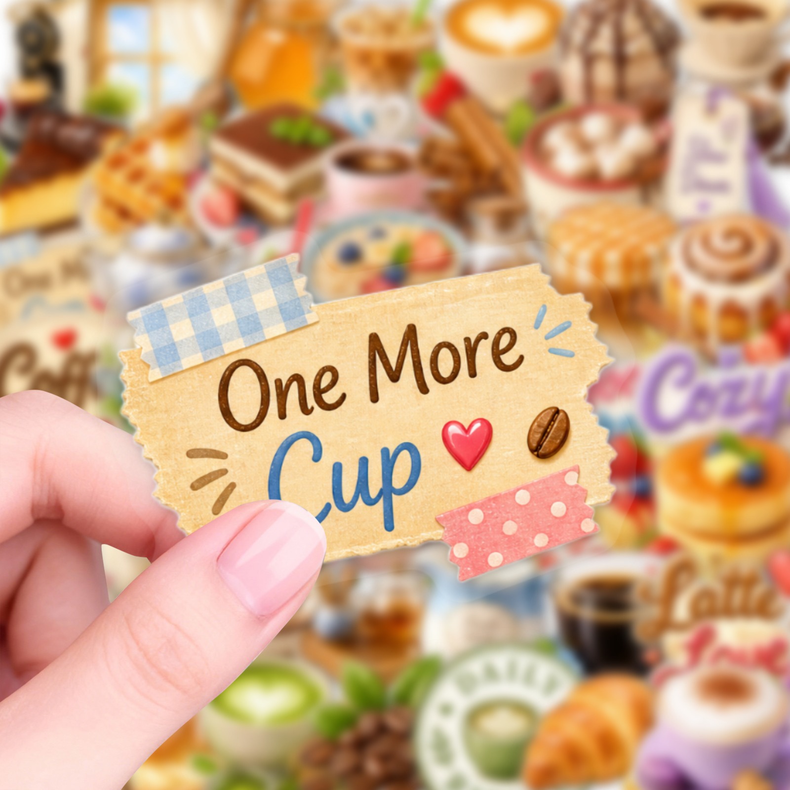 50 Pcs Afternoon Tea Stickers  - đánh giá và giá Coffee Tea Journal