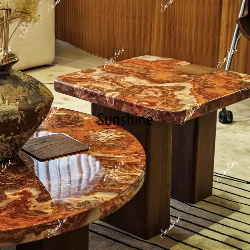 Lava Red Marble Geometric Coff - đánh giá và giá Tea And Coffee Fusion