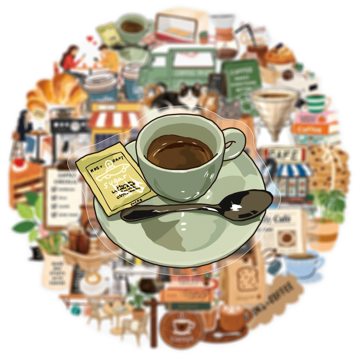 50-Pack Healing Coffee Shop Af - đánh giá và giá Coffee Tea Journal