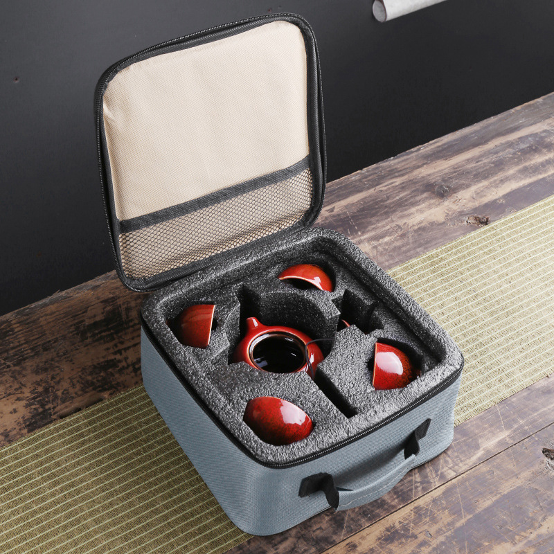 With Travelling Bag 4 Cups Chi - đánh giá và giá Gongfu Tea Set