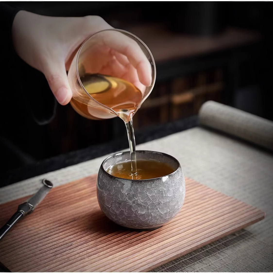 Cracked Ice Glaze Ceramic Tea  - đánh giá và giá Gongfu Tea Set
