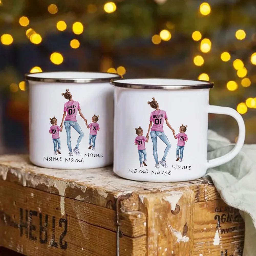 Mother Two Daughters Customize - đánh giá và giá Coffee Tea Name