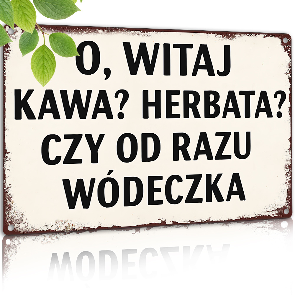 Vintage Metal Sign, Polish Fun - đánh giá và giá Coffee Tea Quotes