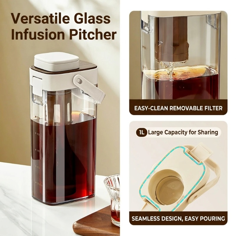 Cold Brew Coffee Pitcher Leak  - đánh giá và giá Coffee Tea Pots