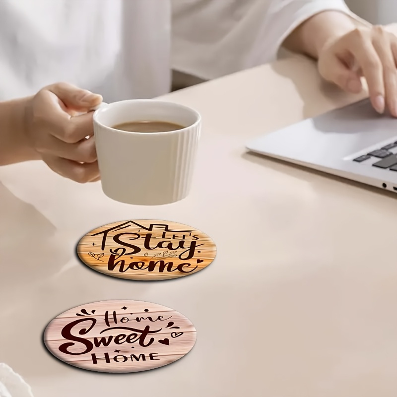 2D Warm Country Style Family Q - đánh giá và giá Coffee Tea Quotes