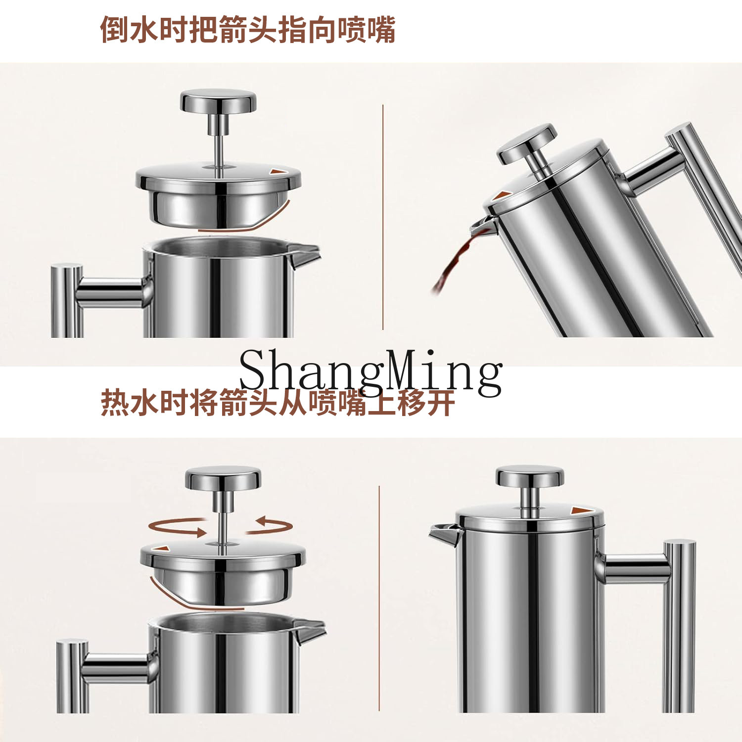DSA stainless steel French pre - đánh giá và giá Coffee Tea Pots