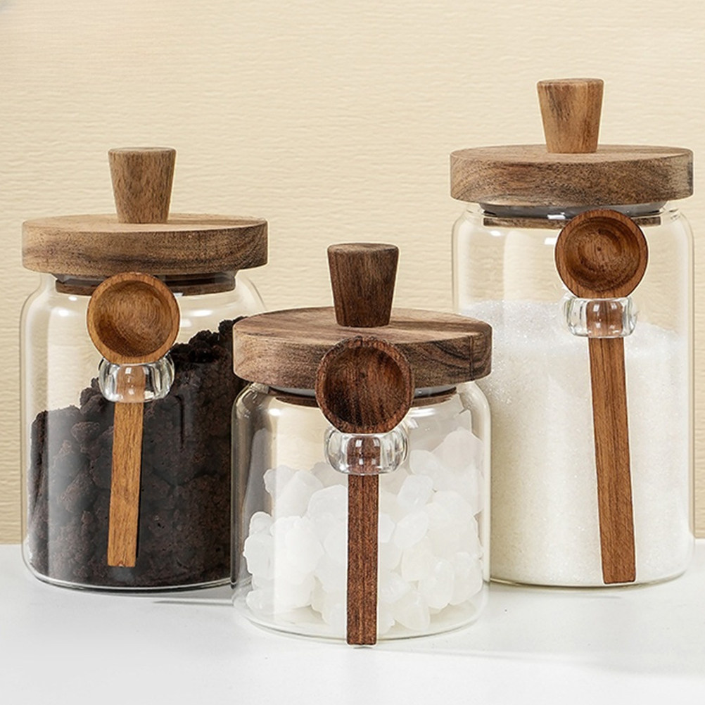 Glass Coffee Bean Storage Jar  - đánh giá và giá Coffee Tea Beans