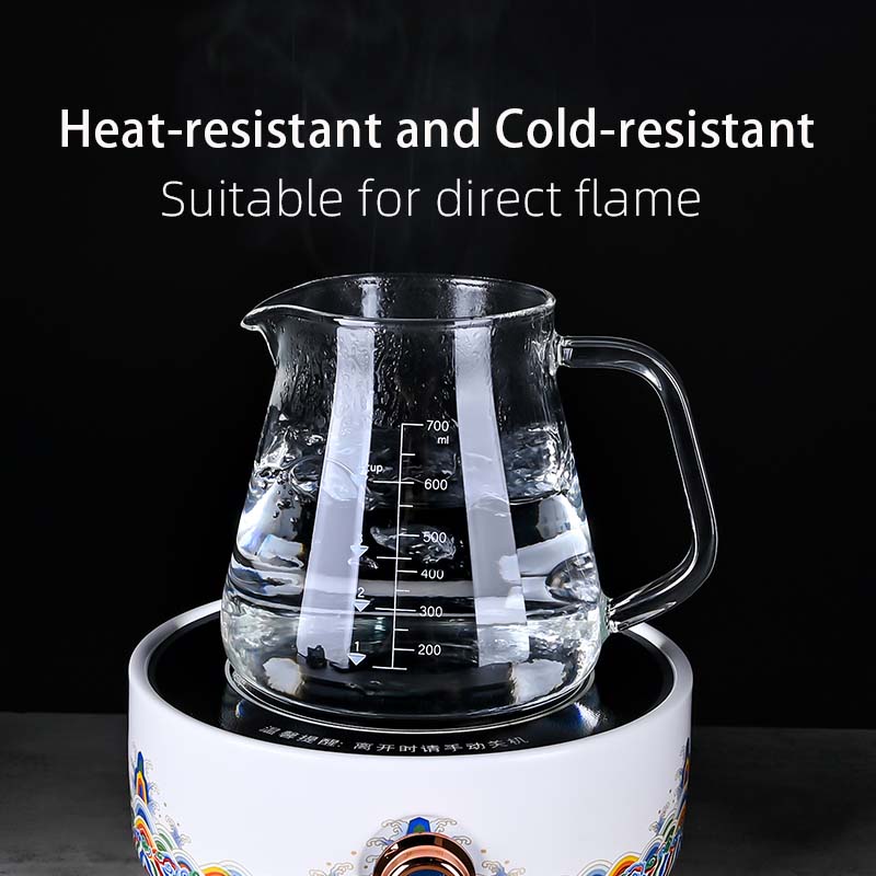 New High Borosilicate 700ml  G - đánh giá và giá Coffee Tea Pots