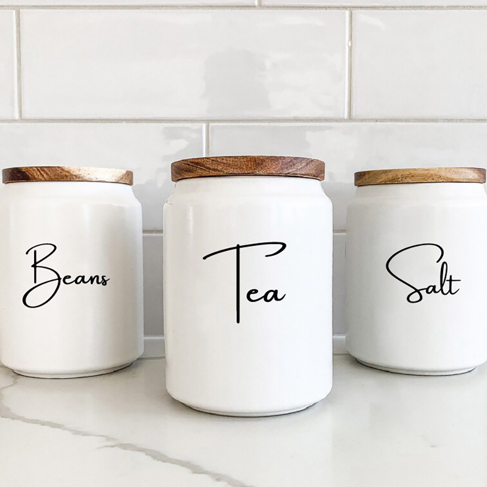Kitchen Organization Canister  - đánh giá và giá Coffee Tea Quotes
