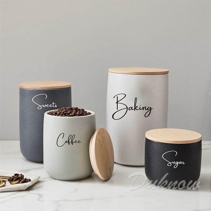 Kitchen Organization Canister  - đánh giá và giá Coffee Tea Quotes