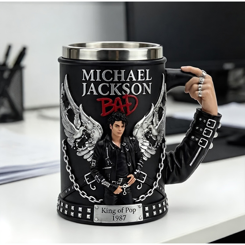 Michael Jackson King of Pop 3D - đánh giá và giá Coffee Tea Mugs