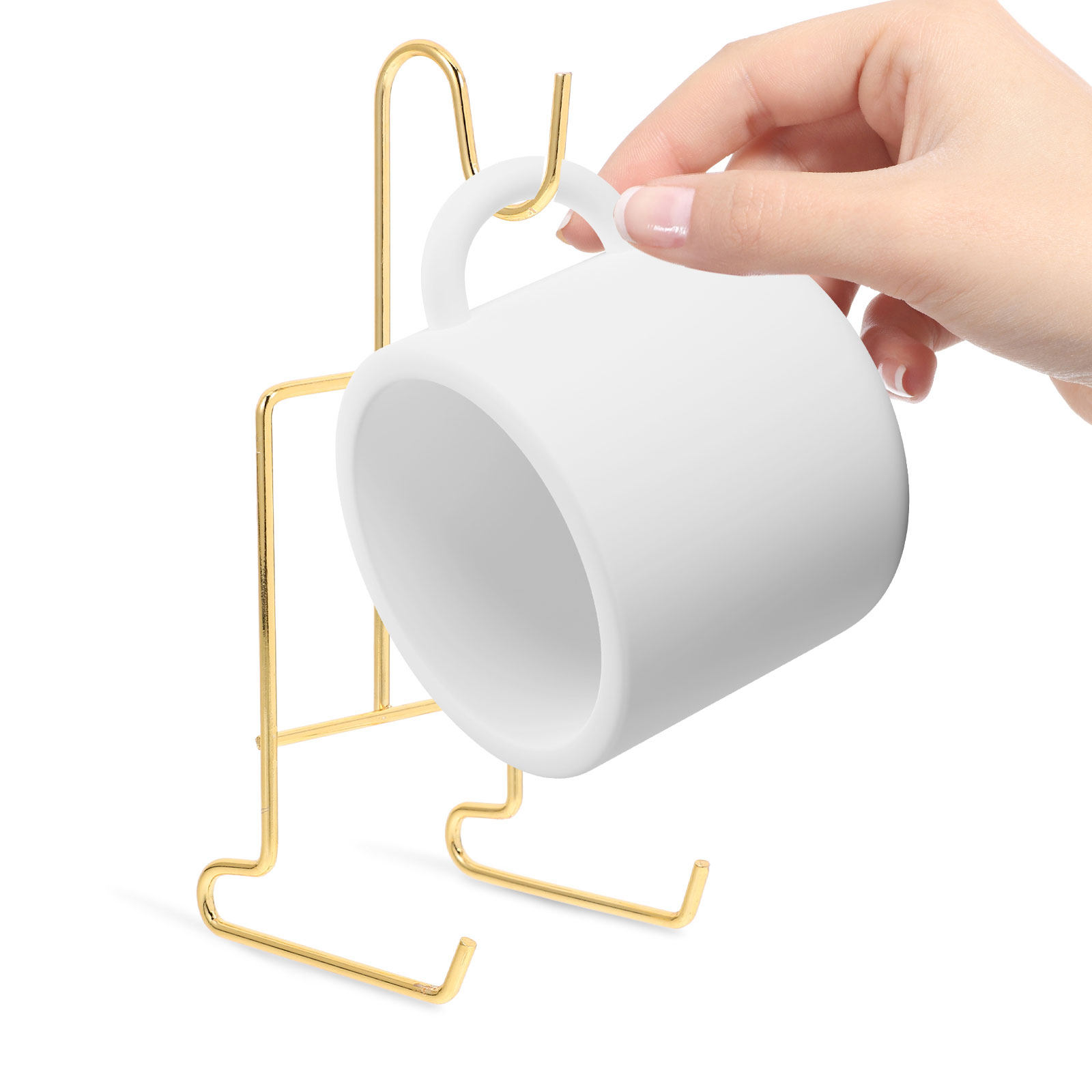 6Pcs Tea Cup Display Stand Met - đánh giá và giá Coffee Tea Mugs