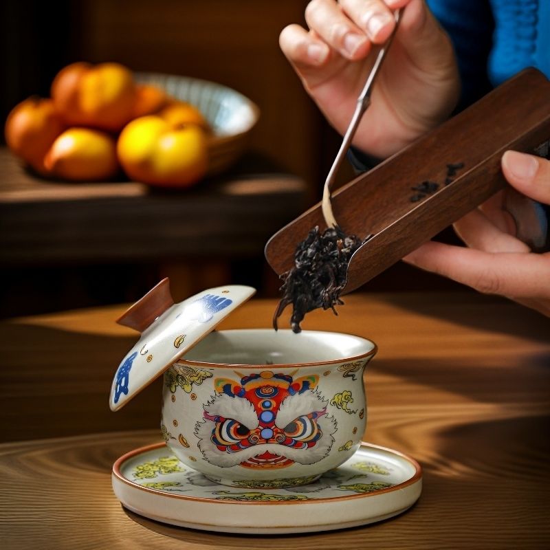 Traditional Ru Kiln Gaiwan Chi - đánh giá và giá Gongfu Tea Set