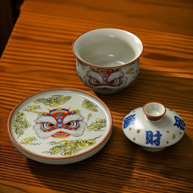 Traditional Ru Kiln Gaiwan Chi - đánh giá và giá Gongfu Tea Set