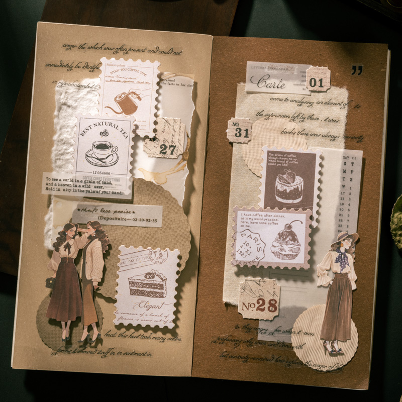 Journal GO 45pcs Four Seasons  - đánh giá và giá Coffee Tea Journal