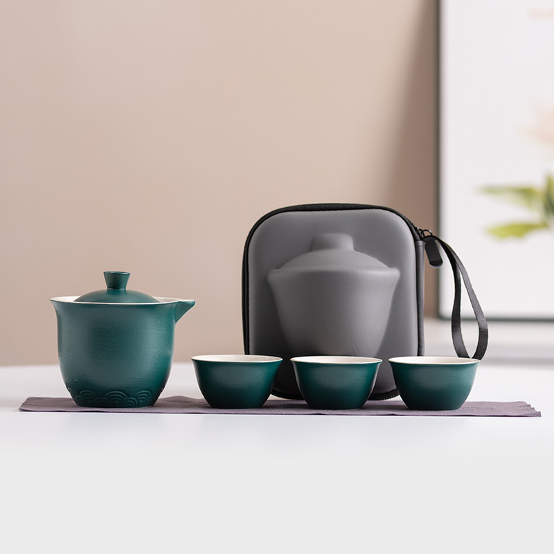 Ceramic Portable Travel Tea Se - đánh giá và giá Gongfu Tea Set