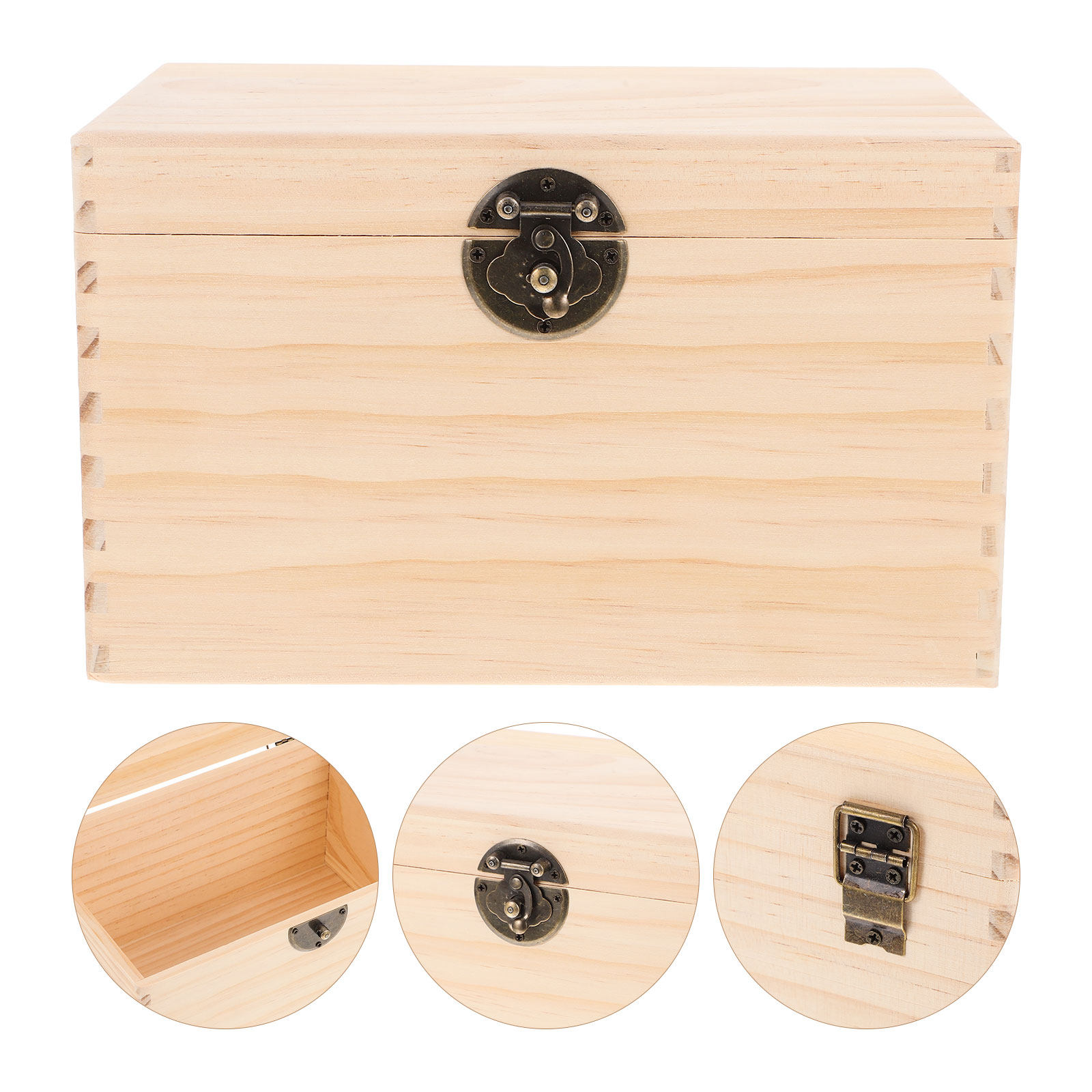 Sturdy Pine Wood Tea Box Stora - đánh giá và giá Coffee Tea Leaf And Bean